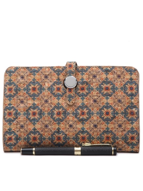 Eco Friendly Non Leather Stud Fastening Purse