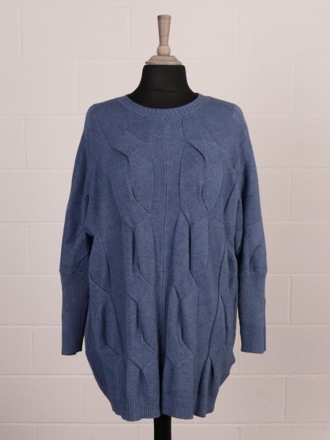 Italian Cable Knitted Batwing Jumper