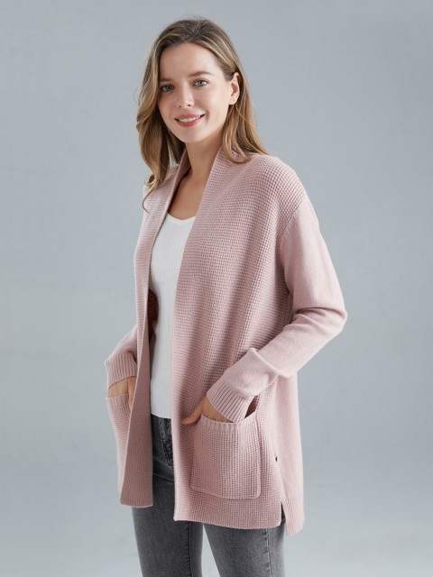 Italian Front Pockets Knitted Cardigan