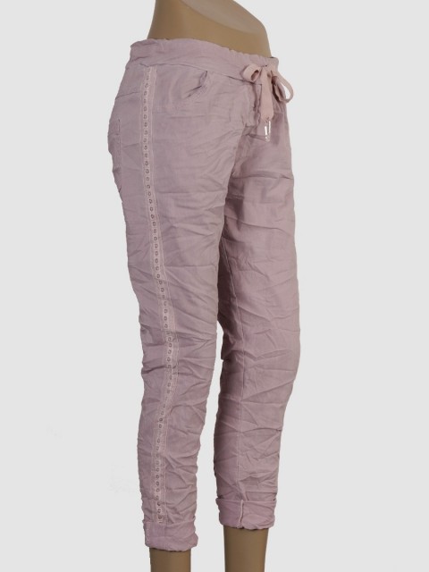 Italian Side Lace Detail Elasticated Magic Pants