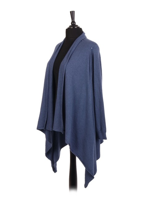 Italian Two Way Waterfall Cardigan / Wrap Over Cape