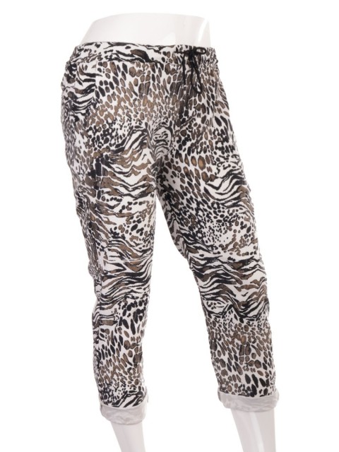 Plus Size Italian Animal Print Magic Pants