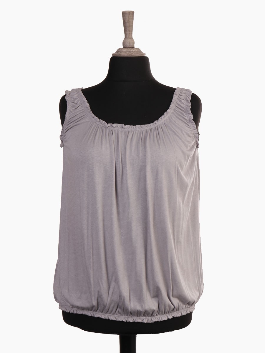 Bubble hem vest top deals
