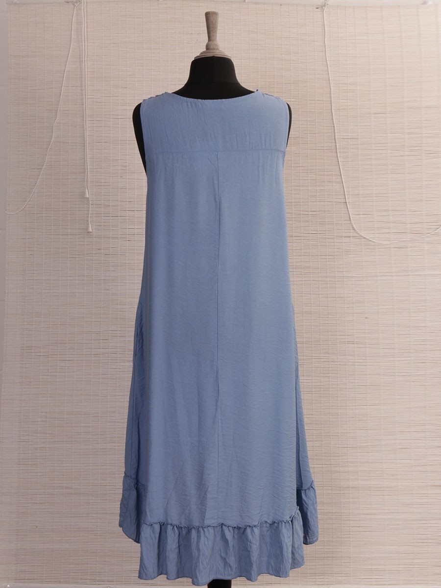 Crochet dip hem dress deals