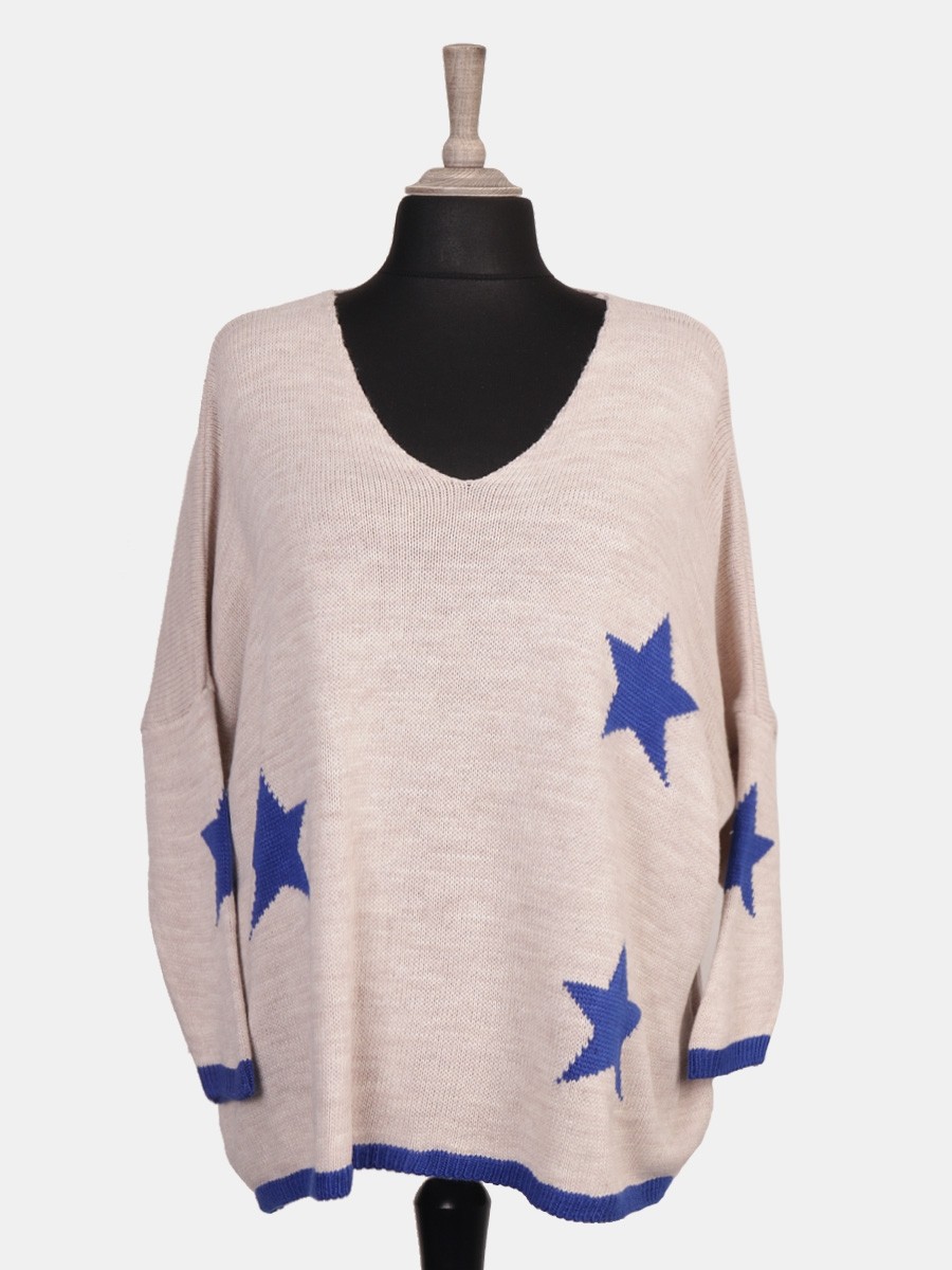 Plus size new arrivals star jumper