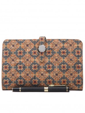 Eco Friendly Non Leather Stud Fastening Purse