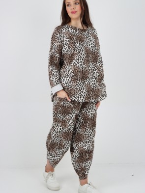Italian Leopard Printed Co-ord Set