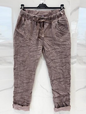 Italian Cold Dye Stretch Magic Trousers