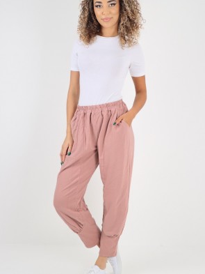 Italian Cuffed Hem Relaxed Fit Trousers