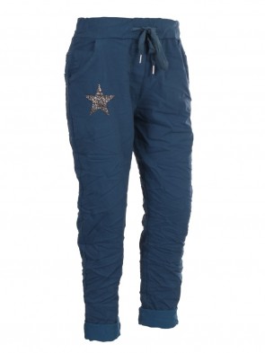 Italian Diamante Star Detail Magic Pants