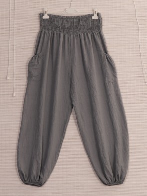 Italian Side Pockets Detail Harem Pants