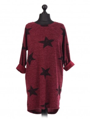 Italian Star Print Lagenlook Top